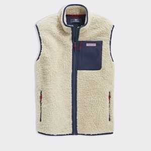 Vineyard Vines Sherpa vest - this season!